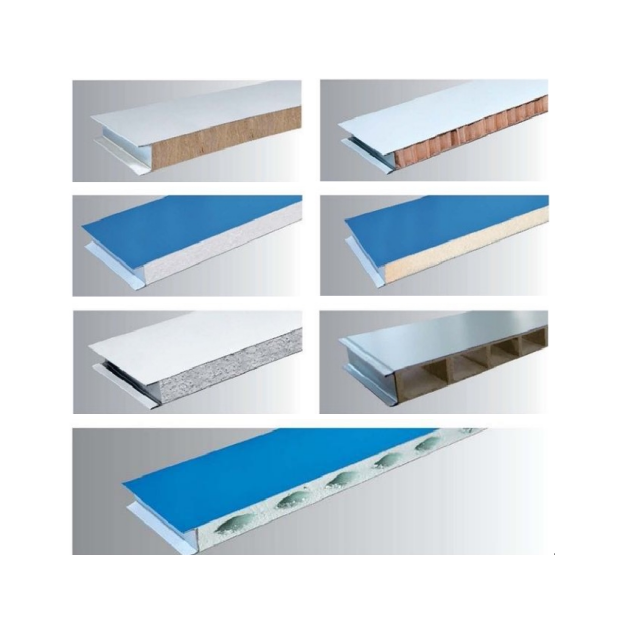 Metal surface machine-made color steel sandwich panel