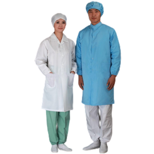 Separate Two-Piece Suit Cleanroom Jacket Workwear Work Uniform Antistatic Washable clothing 