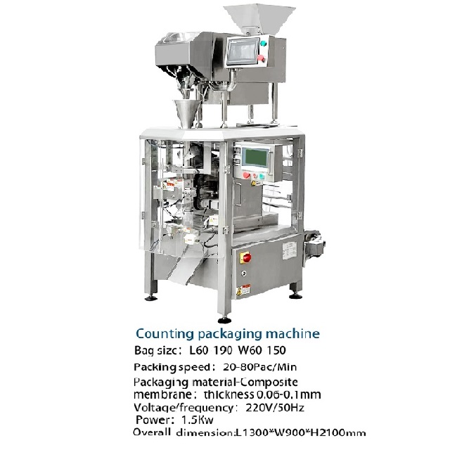 TJ-180PX Automatic Vitamin/Candy/Gummy/Tablet/Capsule/ Pill Filling and Feeding Counter Counting Packaging Machine