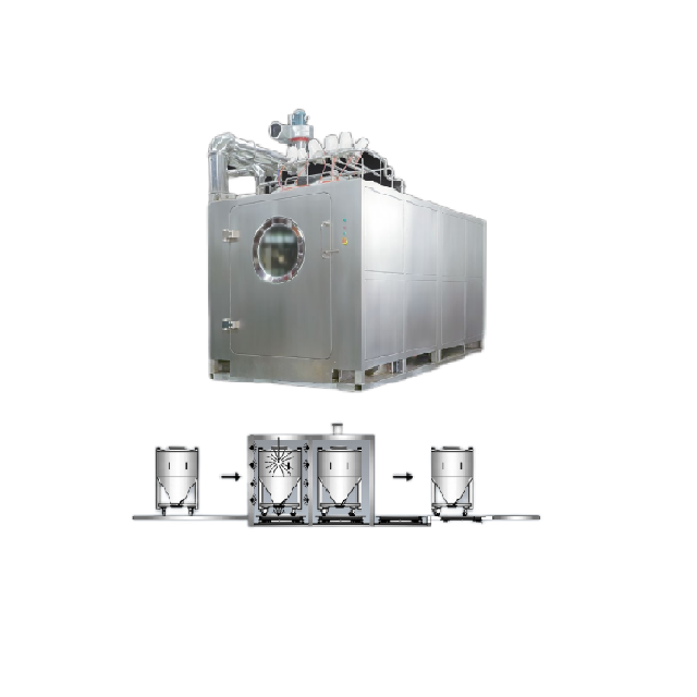 QDS series modular auto bin washer&dryer
