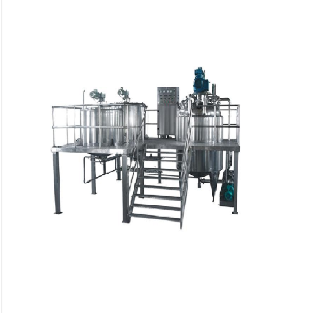 Out circulating vacuum emulsifier 