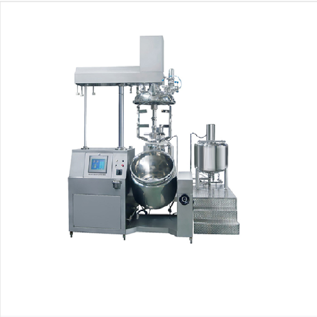100L PLC touch screen vacuum emulsifying blender
