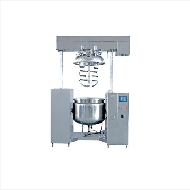 500L double-column hydraulic lifting emulsifier