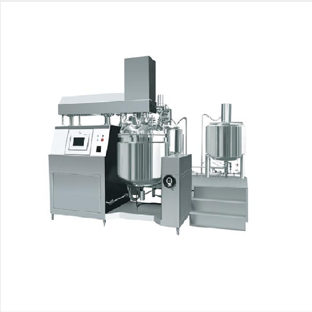 Hydraulic lifting vacuum emulsifier PLC