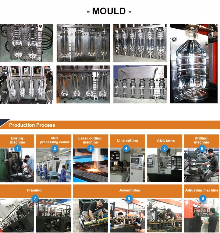 TJ H2 Pet Small Plastic Bottle Stretch Blow Molding Machine