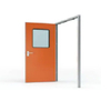 Swing door with colored gi panel