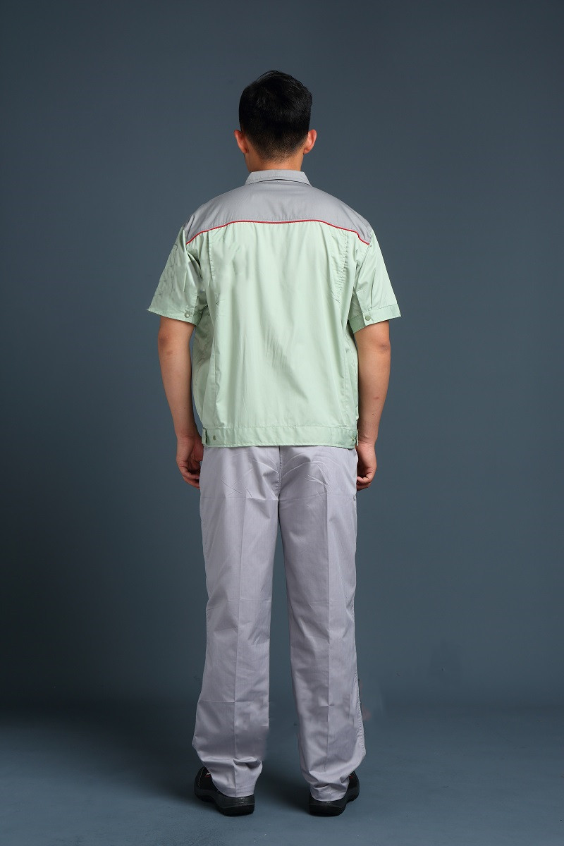 HX-JF114-A Antistatic Uniforms Work Clothes HXZ short sleeve suit