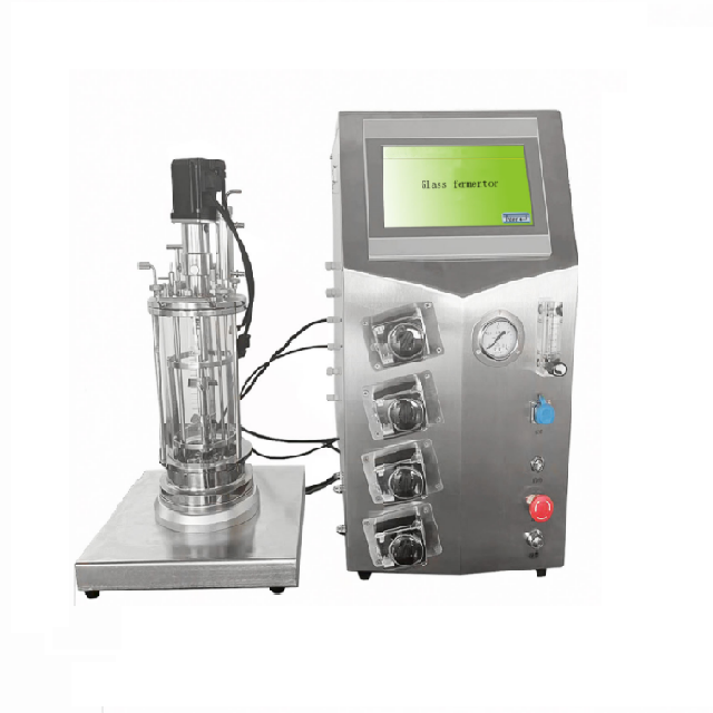 5L Glass fermentor Bioreactor Fermentor Oxygen Sensor Biostat