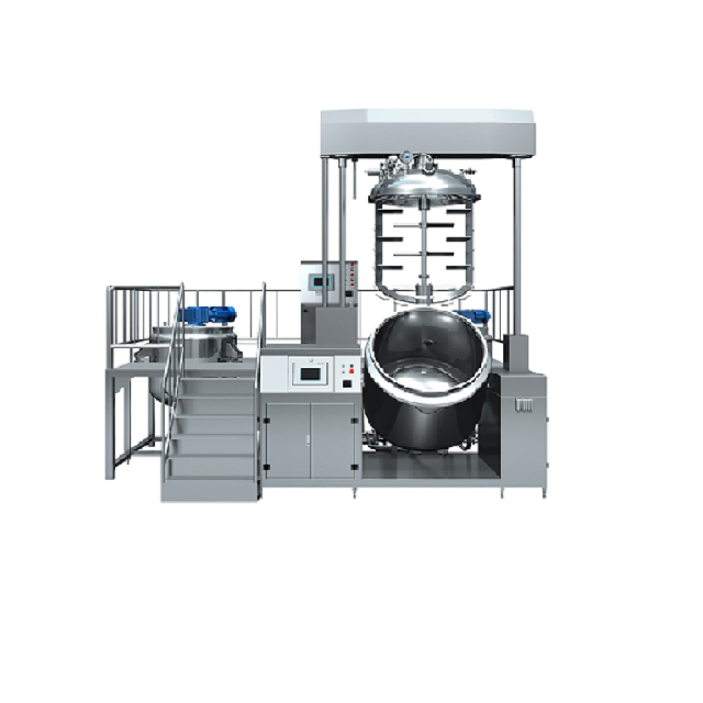 1000L double-cylinder lifting emulsifier