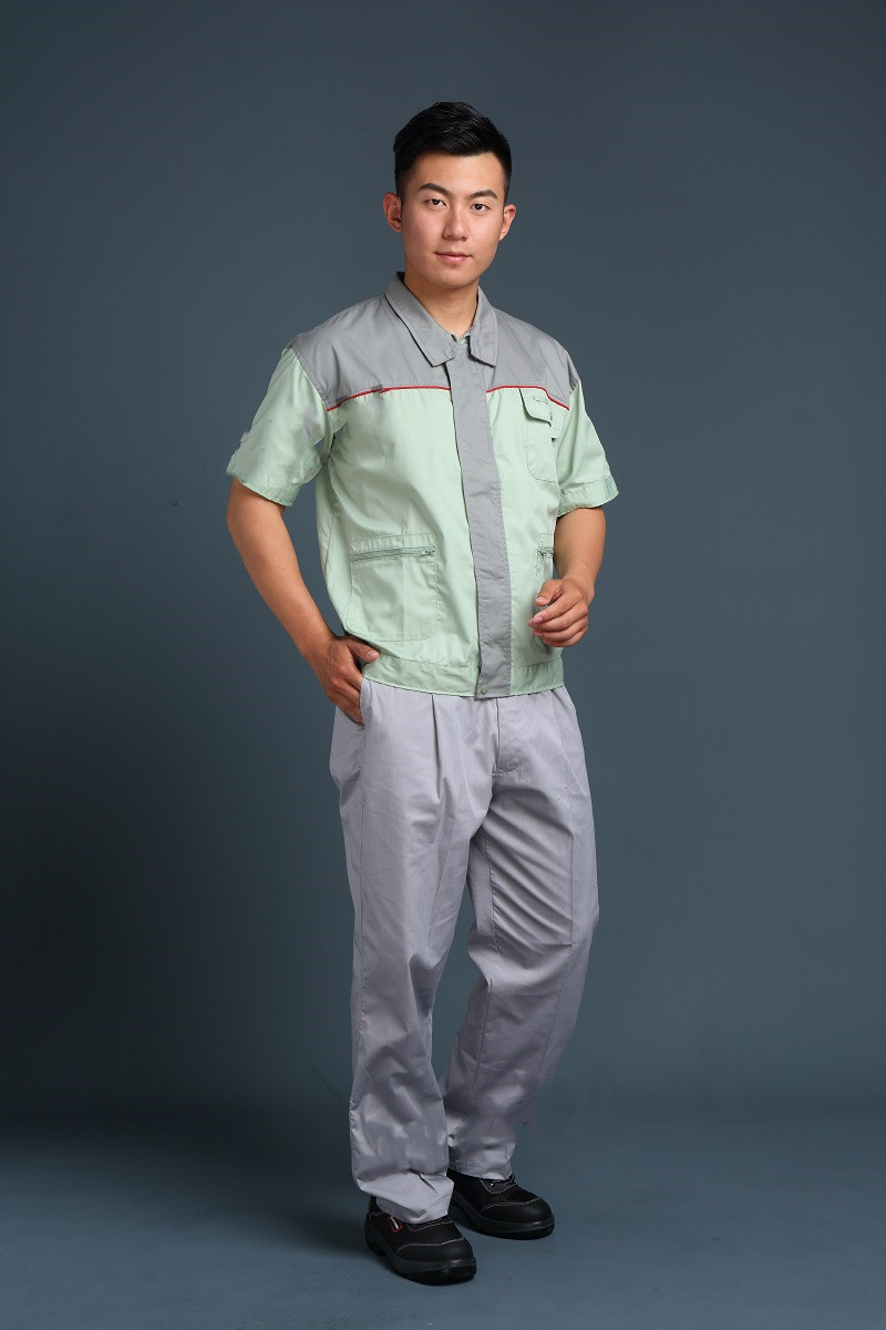 HX-JF114-A Antistatic Uniforms Work Clothes HXZ short sleeve suit