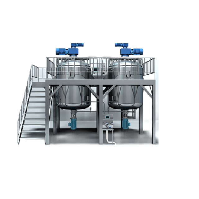 BOTTOM HOMOGENIZING VACUUM EMULSIFIER WHOLE-SET EQUIPMENT